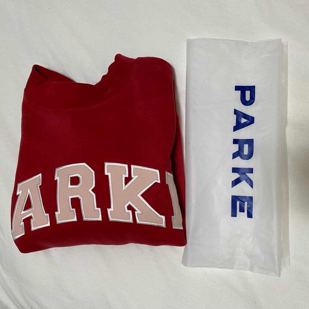 PARKE - Varsity Mockneck - Crimson + Peony - Picture 2 of 3